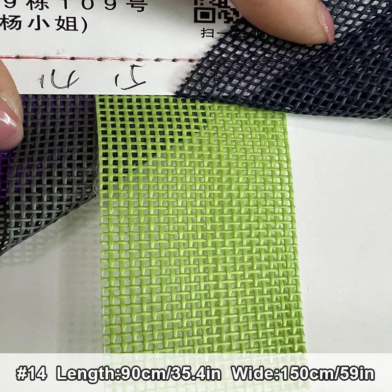 Siatka Teslin z powłoką do szyfrowania Krzesło Plażowe Składany Fotel Rozkładany Krzesło Huśtawka typu Łuk Łóżko dla Zwierząt Tkanina PVC Siatka Pleciona DIY 90x150cm