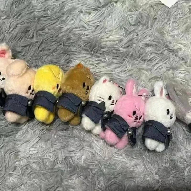 12cm Plush Toys Stray Kids Wolf Chan Cartoon Stuffed Animal Plushies Doll Kawaii Companion Adults Fans Gift SKZOO for Cuddly Fluffy Huggable Comfort