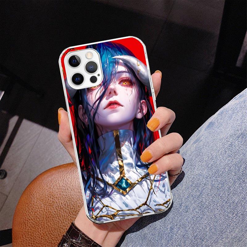 Albedo Overlord Anime Phnoe Case for Iphone 17 Air 16 11 12 13 Mini 14 Plus 15 Pro Max 7 8E SE 2020 16ProMax Phone Cover Coque 1