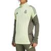 adidas Color Block Slim Fit Long Sleeve Soccer Shirt Men Tops Yellow Green JP3979