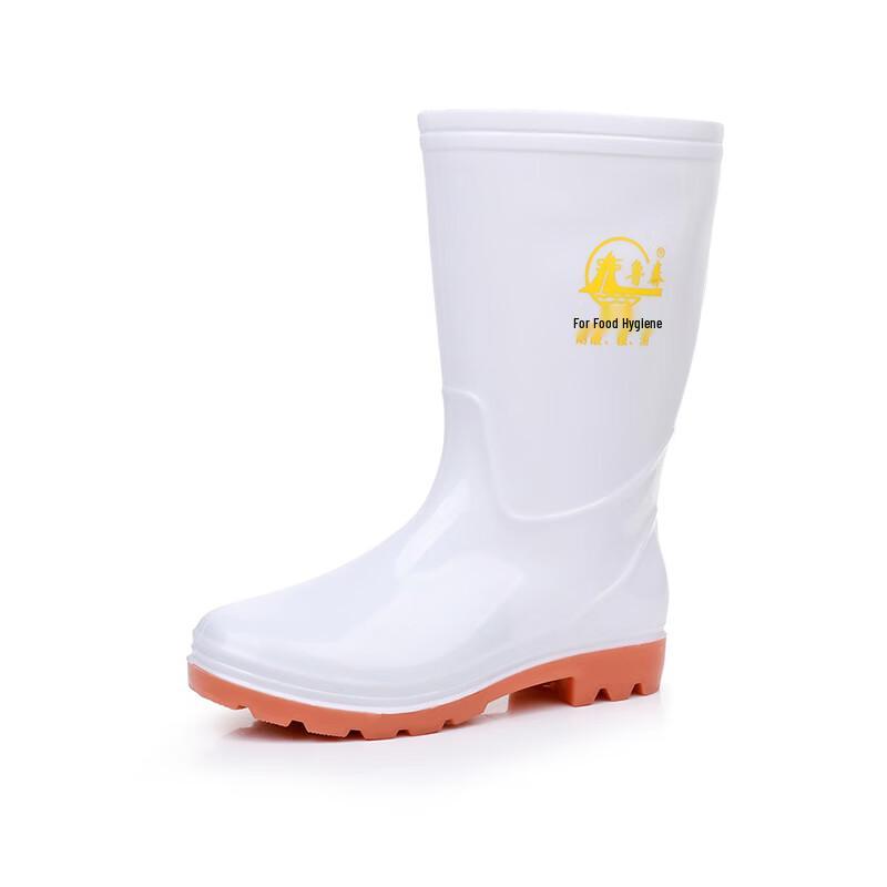 Lutai Men s Mid-Calf PVC Work & Rain Boots 44