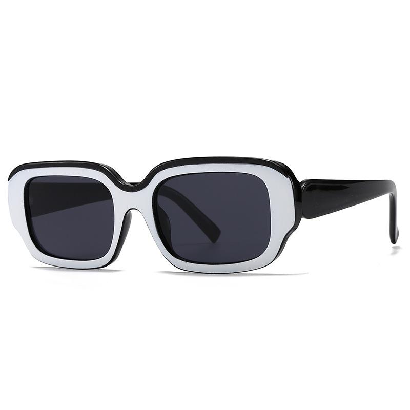 High Quality Stylish Retro Edgy Punk Trendy Travel Friendly Oversized Square Shaped Female For Both Male Sun Glasses