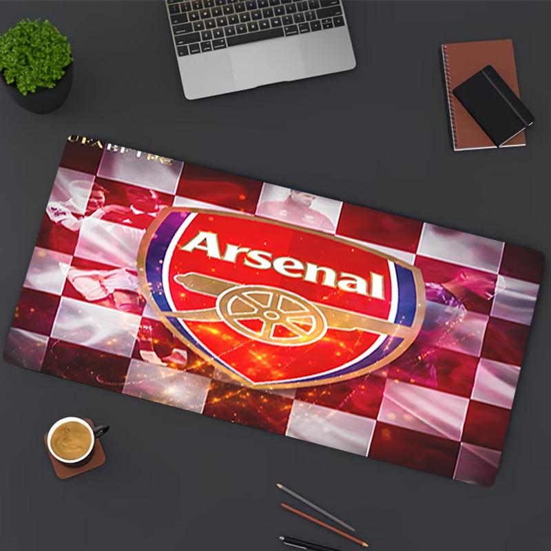 Podkładka pod mysz z nadrukiem Arsenal F.C., do klawiatury, laptopa, PC, do biura, domu, dekoracja biurka, idealny prezent urodzinowy dla graczy