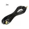 1 Piece 5m RF Extend Cable Converter Cord Copper Feeder Wire SMA To SMA Connector RG174 Router Antenna Extention Cable