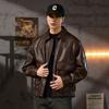 Men's High-End Retro PU Leather Motorcycle Jacket - Autumn Cool, Loose Lapel Coat