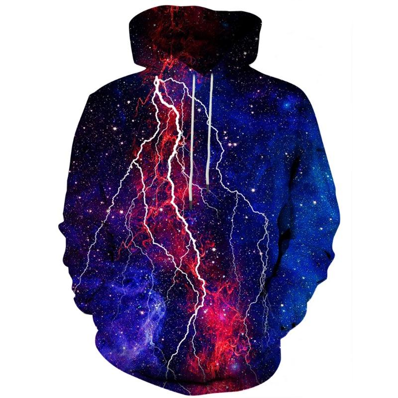 2026 Hgvoetty Felpe con Cappuccio Unisex Stampa 3D Grafica Spazio Pullover Felpe con Cappuccio per Uomo Donna