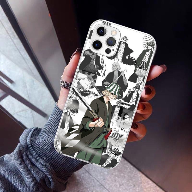 Bleach Kisuke Urahara Phone Case For iPhone 17 Air 11 13 Mini 14 15 Plus 16 12 Pro Max 16E SE 7 8 Pattern Soft TPU Back Cover 1