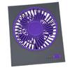 Desk Fan 4 Speeds Adjustable 180 Degree Tilt Folding Quiet Strong Wind Battery Operated Mini