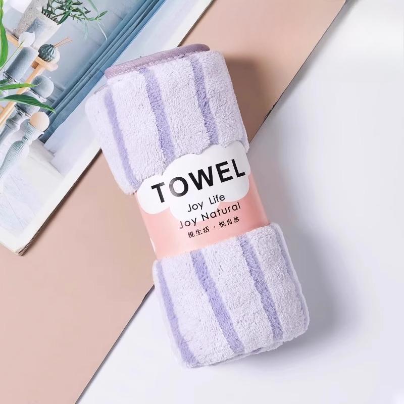 Thickened Household Soft Absorbent Coral Fleece Bath Towel Quick-drying and Non-shedding Children's Face Towel