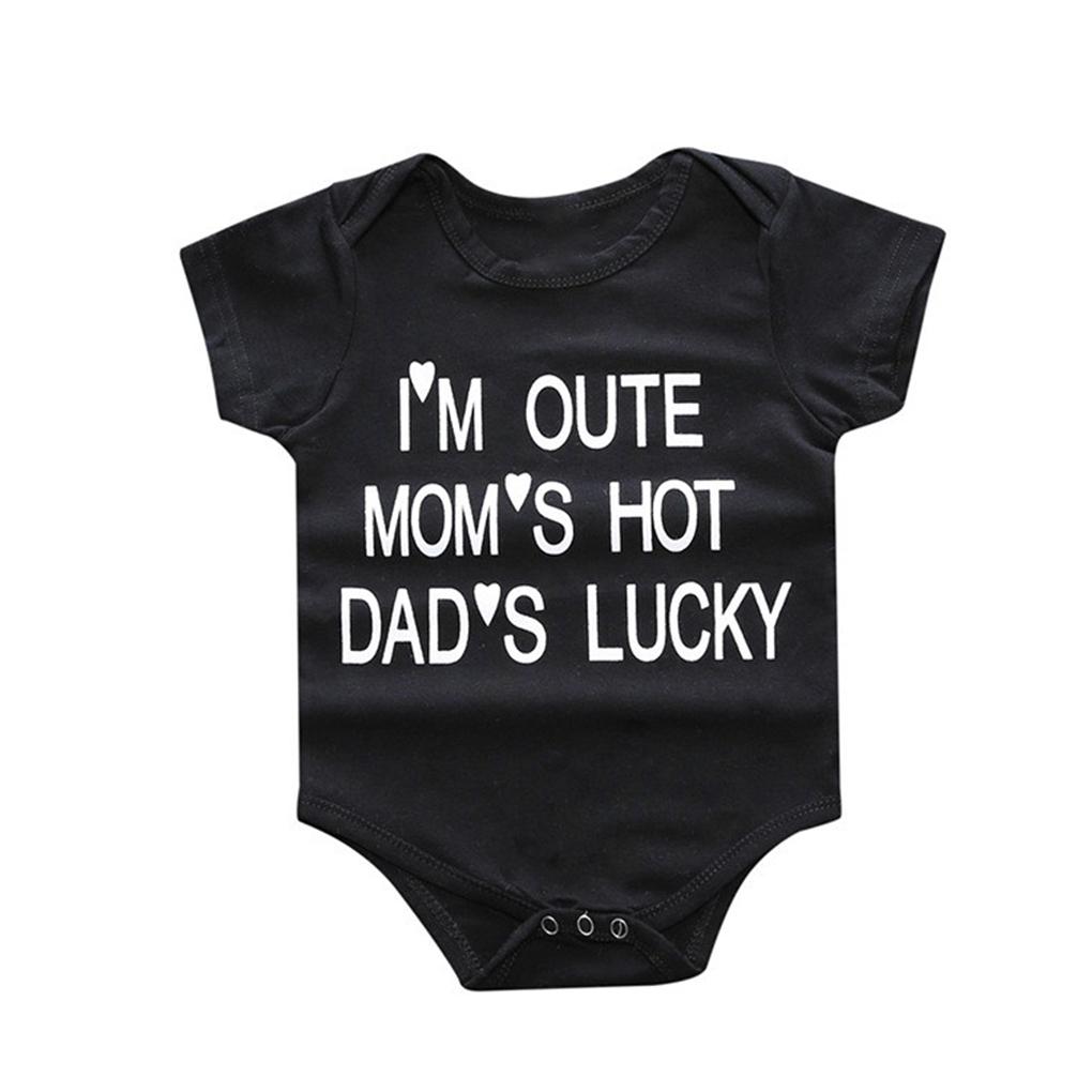Baby T-shirt Outfit Infant Jumpsuit Hot Weather Newborn Bodysuit Girls