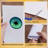 Good-10Pcs Fursuit Eye Mesh,11.8X8.6 Inch Black Costume Eye Net, 0.5Mm PVC Dust Mesh Plastic Mesh Sheet For Furries Cosplay