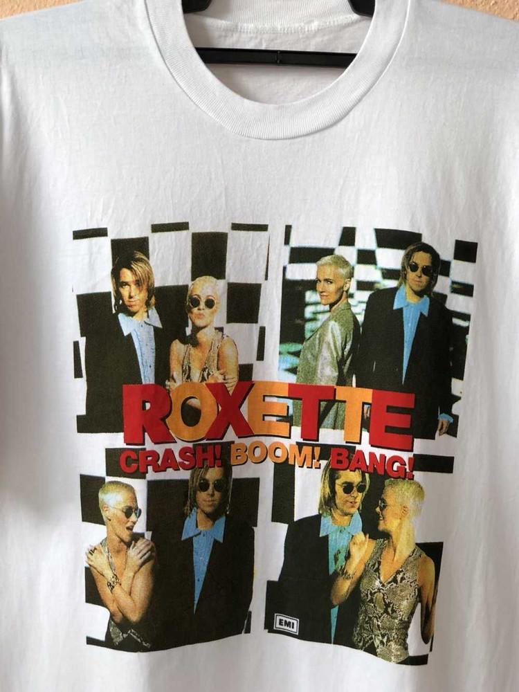 

Roxette Band Crash Boom Bang Cotton Unisex TShirt S To 5XL BS082 Unisex T-Shirt S