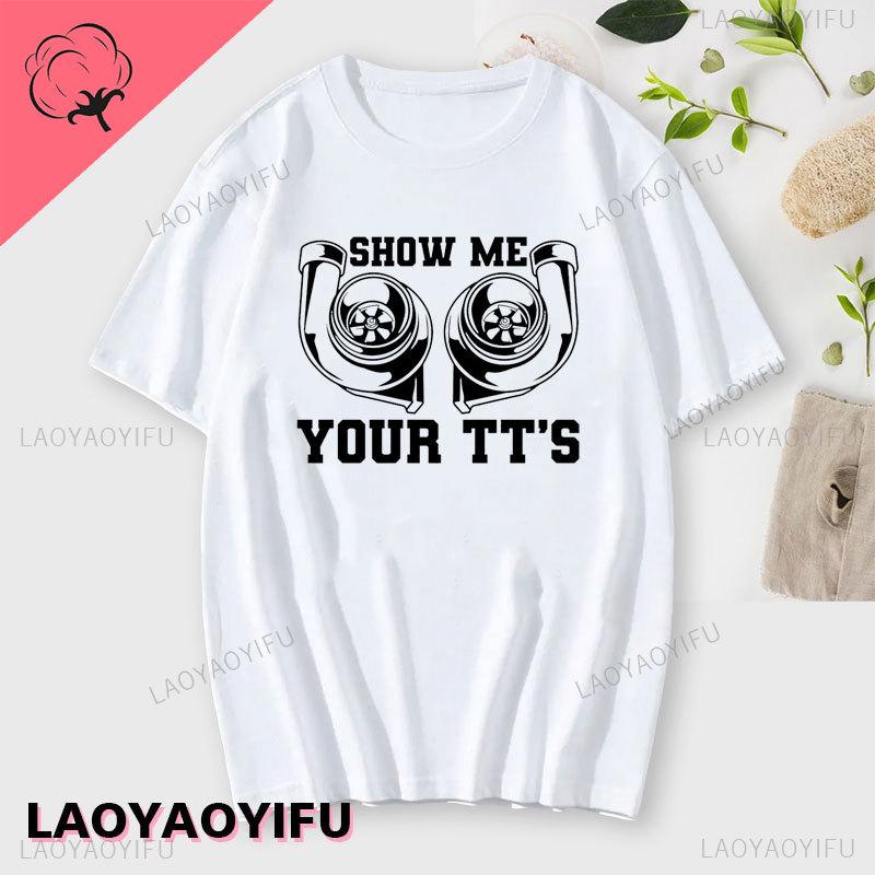 2024 New Turbo Spins Printing T Shirt for Unisex Summer Cotton Crewneck Tops Shirt Fashion Personality Tshirts Unisex Sweashirt Tee Unisex