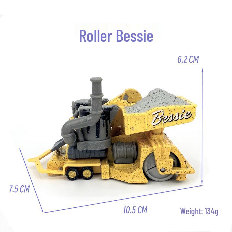 Cross-Border Racing Cars: Toy Story Road Roller Bessie Model - Alloy Car Toy