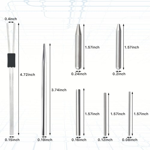Worldity Metal DIY Model Tool Set, Metal Earth Model Kit, 22 Pieces Nose Pliers and Tab Edge Cylinder Cone Bending Assist Tool for 3D Metal Jigsaw Puz