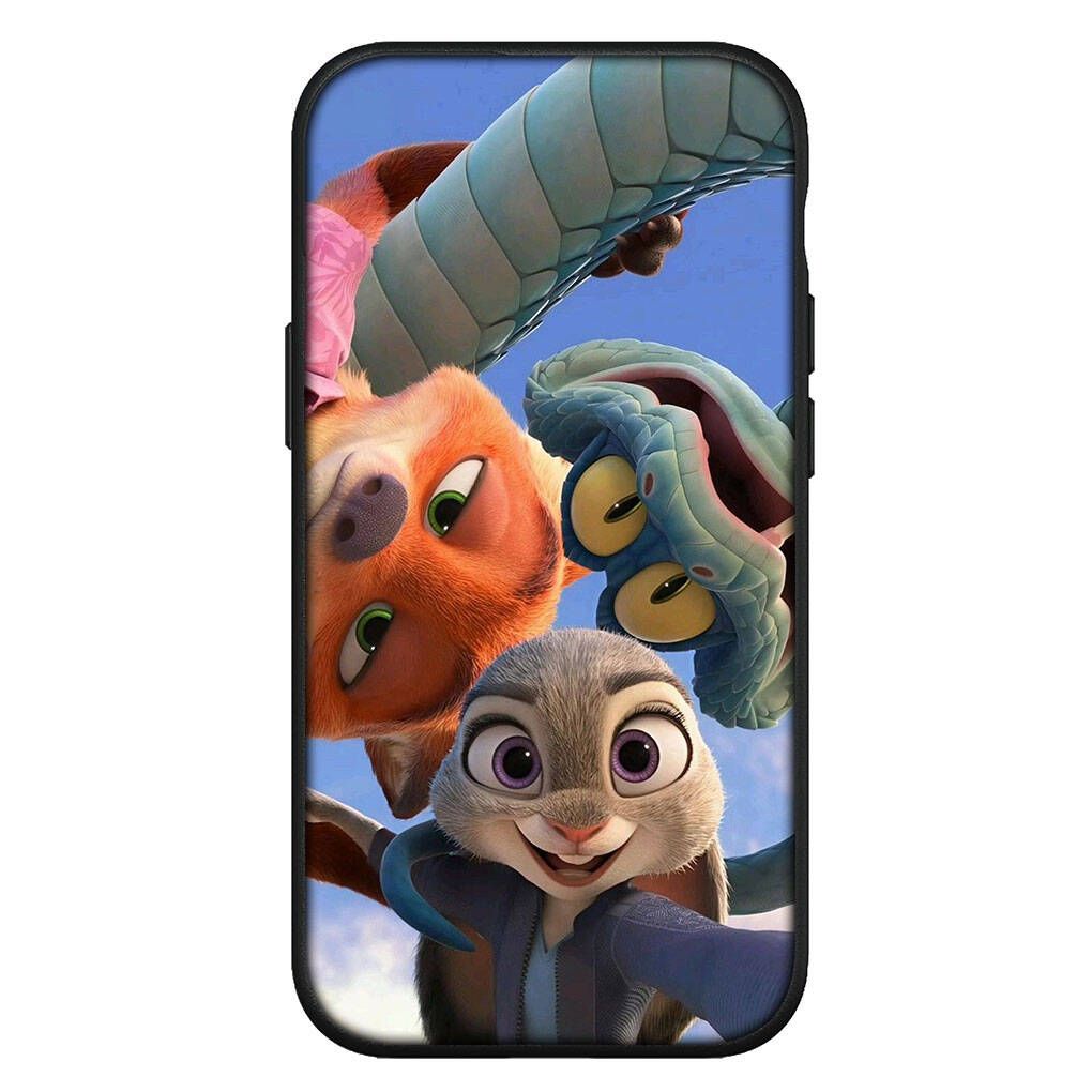 Für Samsung Galaxy S25 S24 S23 iPhone 17 16 15 Xiaomi Redmi Note 14 13 12 11 Plus Pro Max A57 Hülle Judy Zootopia 2 Nick Garys Anime OPPO Huawei Cover