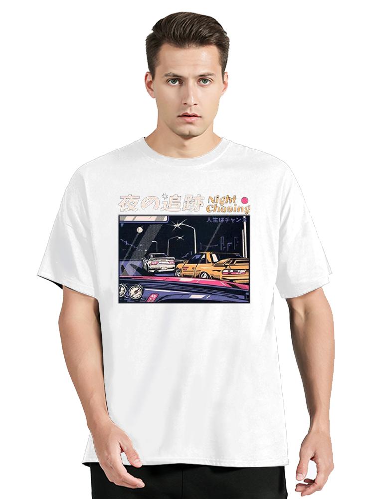 Vintage Tshirts For Unisexs 3d Racing Print Unisex Short Sleeve T Shirt Loose Street Tops Oversized Tshirt Unisex Clothing