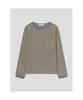 8SECONDS Striped T-Shirt Khaki