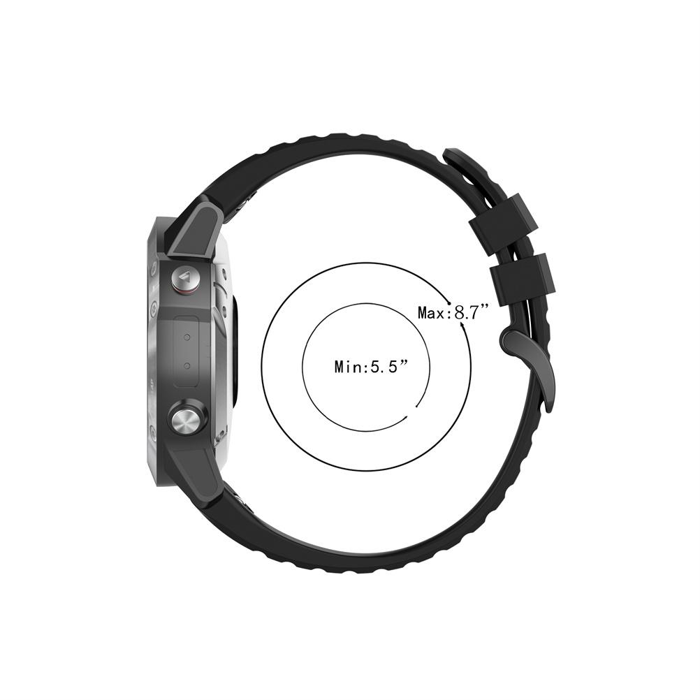 Replacement Straps Compatible for Garmin Fenix 7X Fenix 6X GPS Fenix 6X PRO Watch Silicone Strap 26mm Quick Release