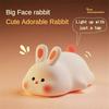 1/2Pcs Night Light Cute Rabbit Colorful Light Clap Lamp Pat Lamp Night Feeding Baby Bedroom  Kid's Gift