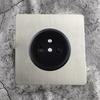 Wall Light Toggle Switch Matte Stainless Steel Brushed Panel for Home Improvement