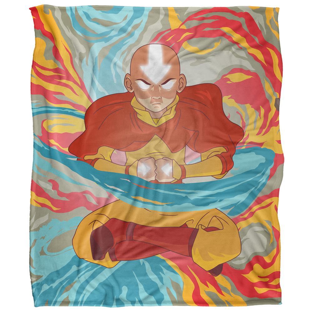Avatar: The Last Airbender Silky Aang Supersoft Blanket