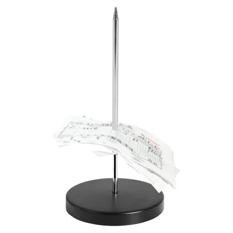 Desk Receipt Holder Bill Fork Spikes Stick For Restaurant Kitchen Check Spindle Ticket Paper Stabber Household Storage Supplies