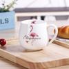 Ceramic Cup Creative Flamingo Drinking Cup Office Home Coffee Milk Tea Cup Student Mug