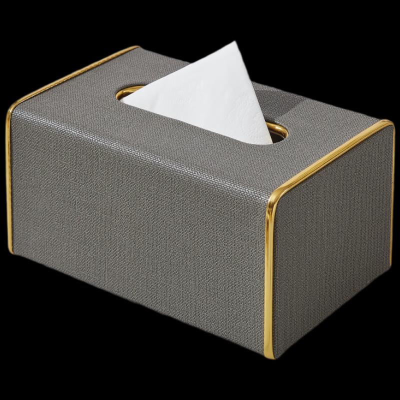 Yisanwei Leather Desktop Tissue Box