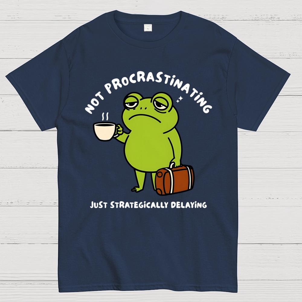Not Procrastinating 100% Cotton Summer Casual Cool Loose T-Shirt