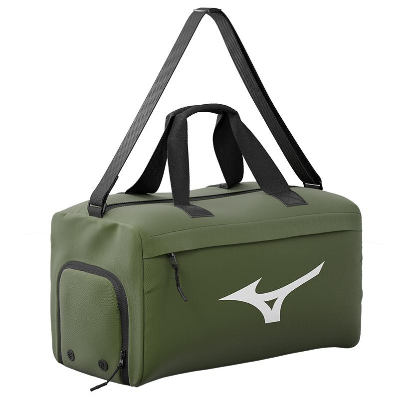 New Mizuno Polyester Travel Bag, Gym Bag, Crossbody Bag Swim Bag Unisex Black N3CMC004-39
