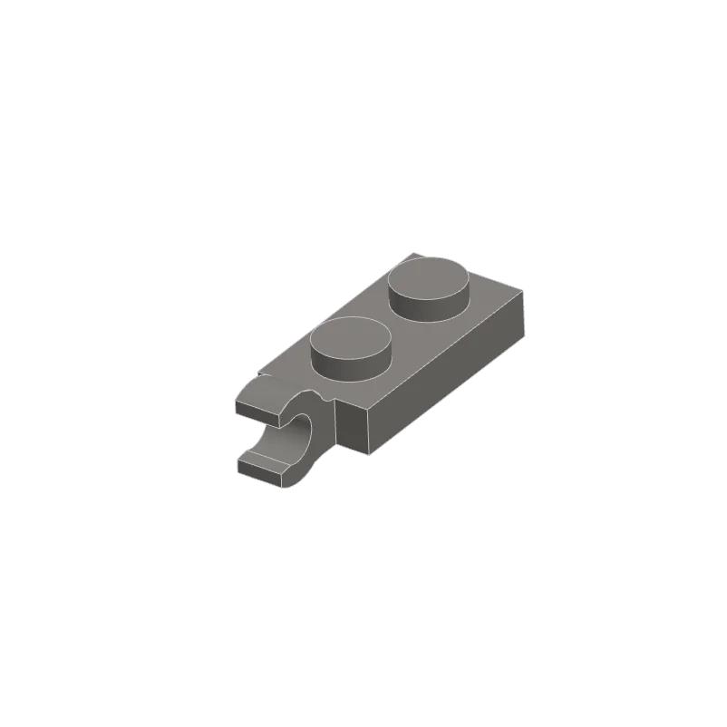 100pcs 63868 42923 Modified 1 x 2 Clip on End Bricks Collections Bulk Modular GBC Toys For Technical MOC DIY Building Blocks