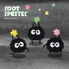 3Pcs/Set Black Cartoon Cute Pixie Embroidery Decoration Patch Repair Jacket Clothing Decoration Accessories