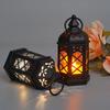 Retro Desktop Lamp - Halloween Ambient Decor & Creative Gift, Hexagonal/LED Wind Lamp, Candle Lamp, Portable Pony Lamp