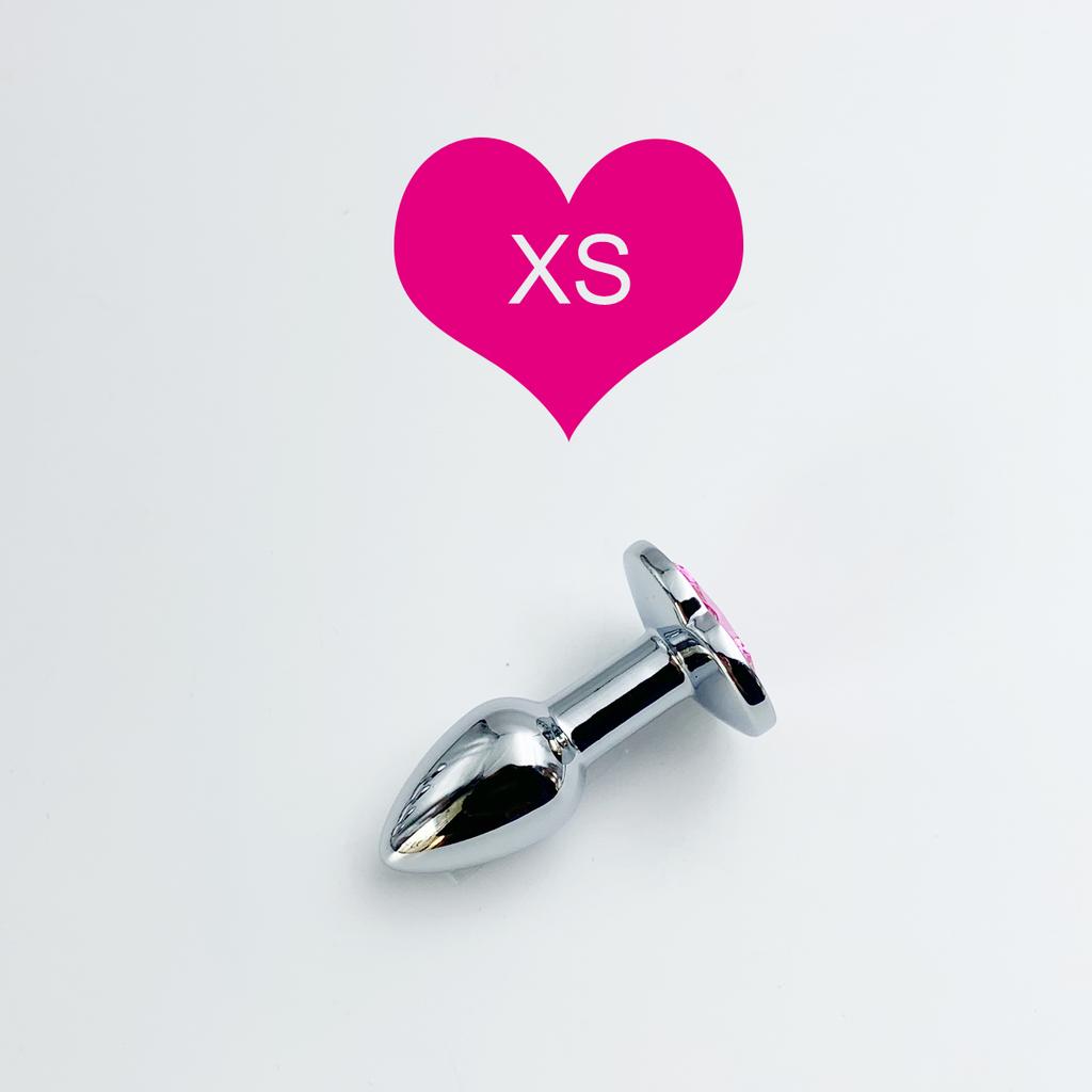 Heart Base Metal Anal Plug Stainless Beginner Butt Plug Masturbation Stimulator Tool Sex Massager Adult Sex Toys For Man Women