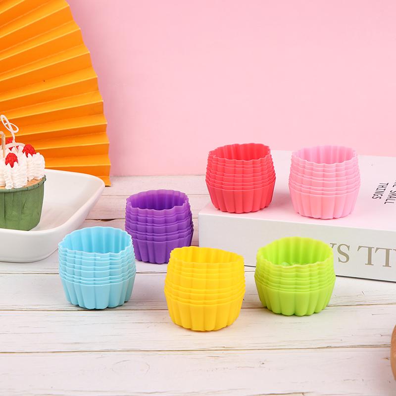 6ks 5cm slunečnicová forma na pudink Forma na muffiny, silikonové formy Příslušenství