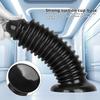 Black Pointed 8cm Threaded Giant Penis Anal Plug Fisting Supplies Anal Plug Adult Supplies