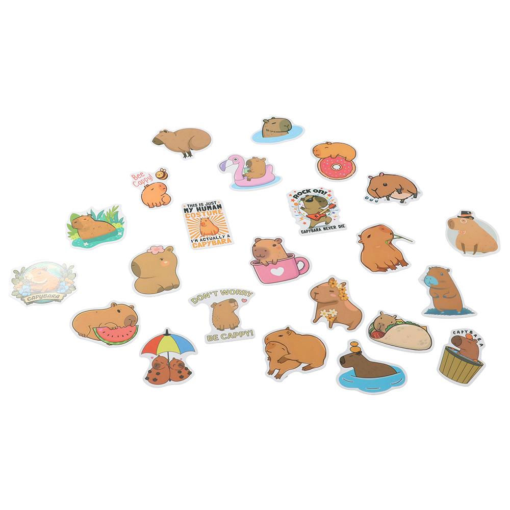 Capybara Capybara Stickers PVC Capybara Decals Vinyl Capybara Scrapbook Sticker  For Water Bottle