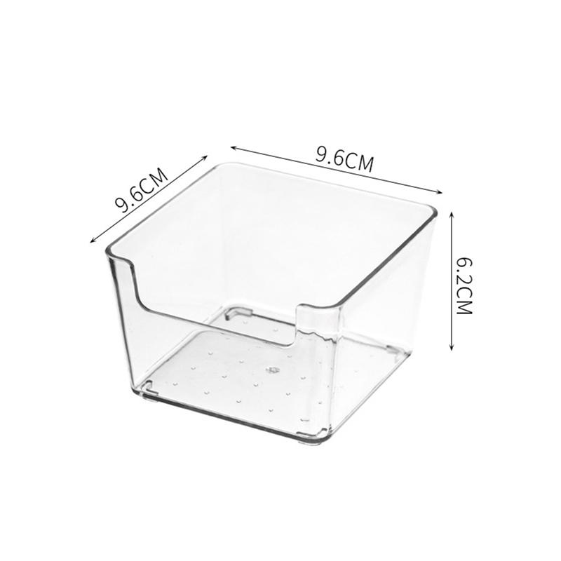 

Прозрачный ящик для хранения Органайзер для стола Пластиковый контейнер Ящик Органайзер для стола Шкатулка для украшений Косметичка Органайзер Коробки