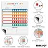 Inkdotpot Magnetic  Whiteboard Chore Chart Chore  Chart For  Refrigerator  - Dry Erase Behavior Chart For Kids