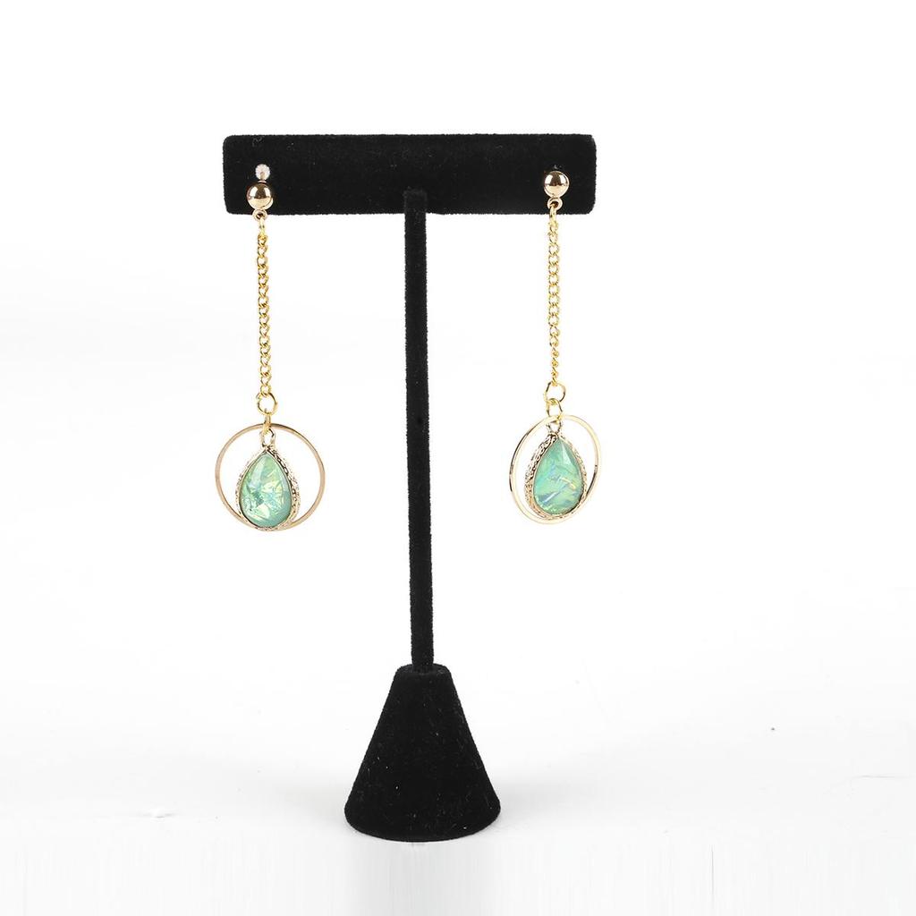 2 szt. Wisiorki z żywicy Charms w kształcie kropli wody na naszyjnik DIY kolczyki biżuteria akcesoria