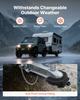 Trailer Hitch Lock Kit, Compatible with 58.7 mm Couplers, Heavy-Duty Anti-Theft Trailer Ball Lock with 3 Keys & Padlock, Prying-Resistant &