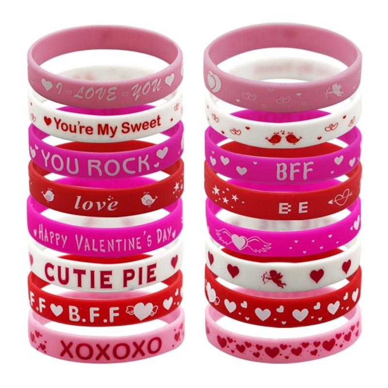 Fun Party Gifts and School Supplies Silicone Wrist Jewelry Gift for Couples