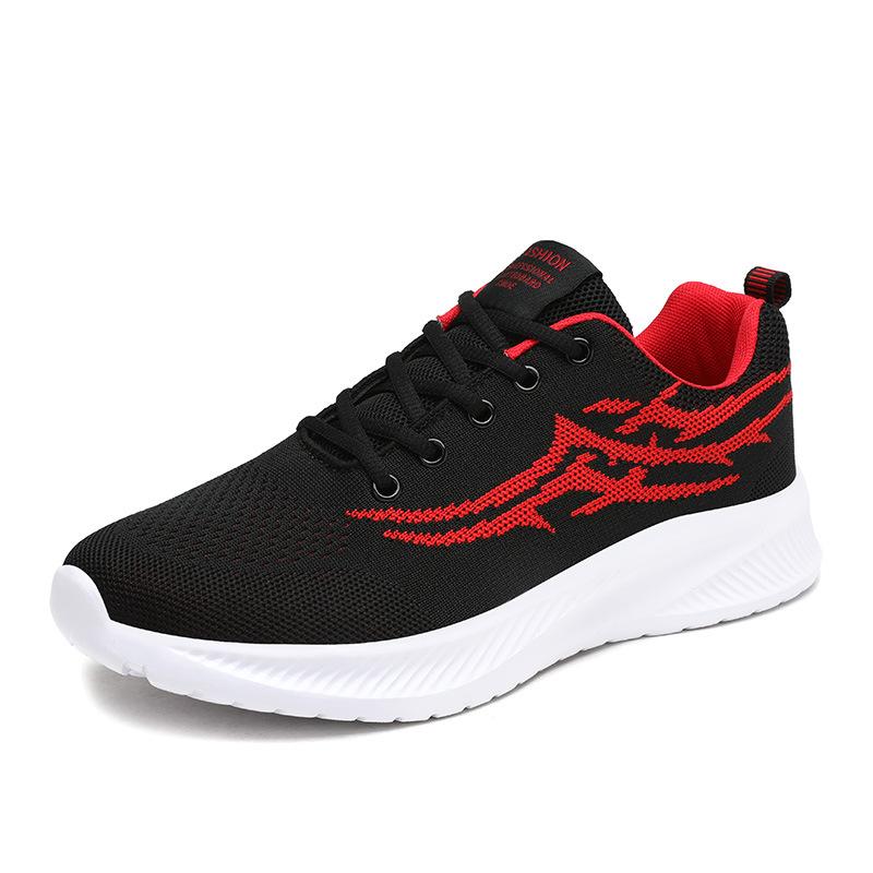 2025 foreign trade breathable soft sole lightweight running shoes men's casual shock absorption men's mesh sports shoes