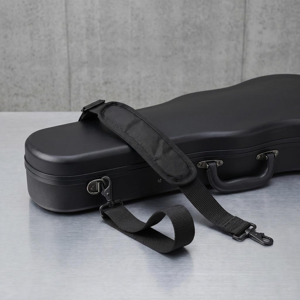 Alasum Shoulder Straps for Instrument Cases, Set of 2, Thickly Padded, Wide, Reduces Strain, Replacement Straps, Adjustable Length, for Violin,
