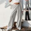 Womens Wide Leg Pants Casual Elastic Waist Long Pants