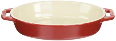 Staub Dubenėlis Vyšninis Keramika Gratinų Indas Saugus Orkaitėje Mikrobangų krosnelėje Japonijos Indas "Ovalus 17cm" [Įgaliotas produktas] 40508-581