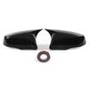 2PCS For Toyota Highlander    Car Rearview Side Mirror Cover Wing Cap Exterior Door Housing Shell Trim Adhesive