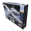 1:72 Creative Military Series Building Blocks US New A-10 Thunderbolt II Support Attack Aircraft Model Toys For Boys Xmas Gifts