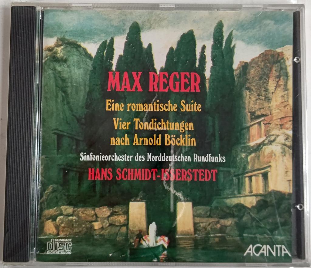 CD MAX REGER SINFONIEORCHESTER DES NO Eine Romantische Suite Vier Tondi 43077 ACANTA 1988 Germany Classical Used